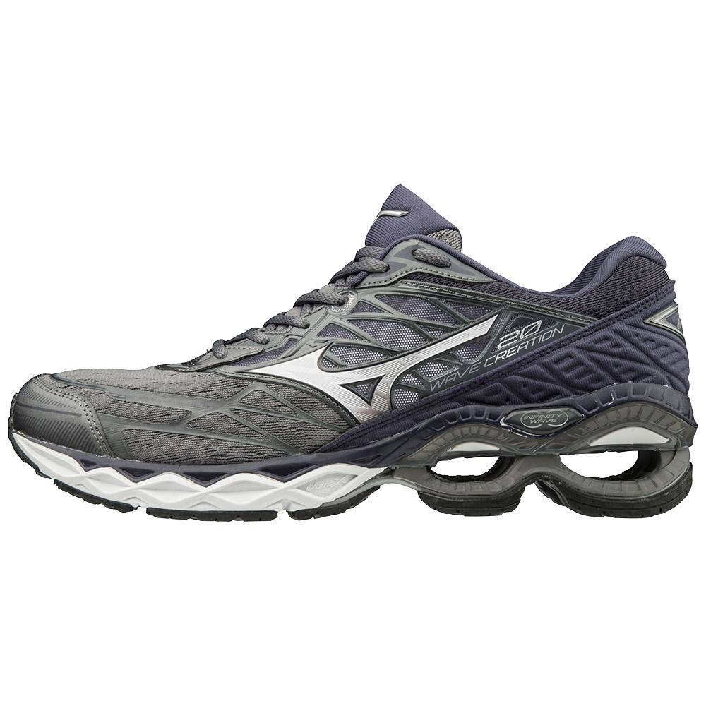 Zapatillas Running Mizuno Wave Creation 20 Hombre Gris/Plateadas Comprar WEDH-49021